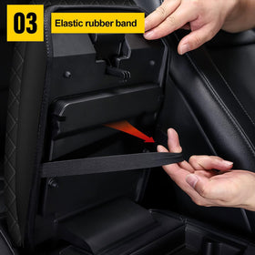 AOMSAZTO underside elastic strap detail showing secure attachment benefit