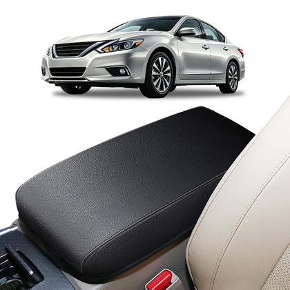 AOMSAZTO front view of console cover showing clean black finish and exact fit