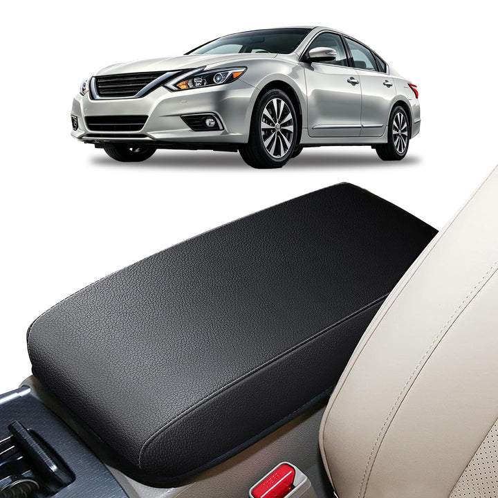 AOMSAZTO front view of console cover showing clean black finish and exact fit