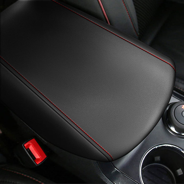 AOMSAZTO front view center console cover showing neat fit and improved look
