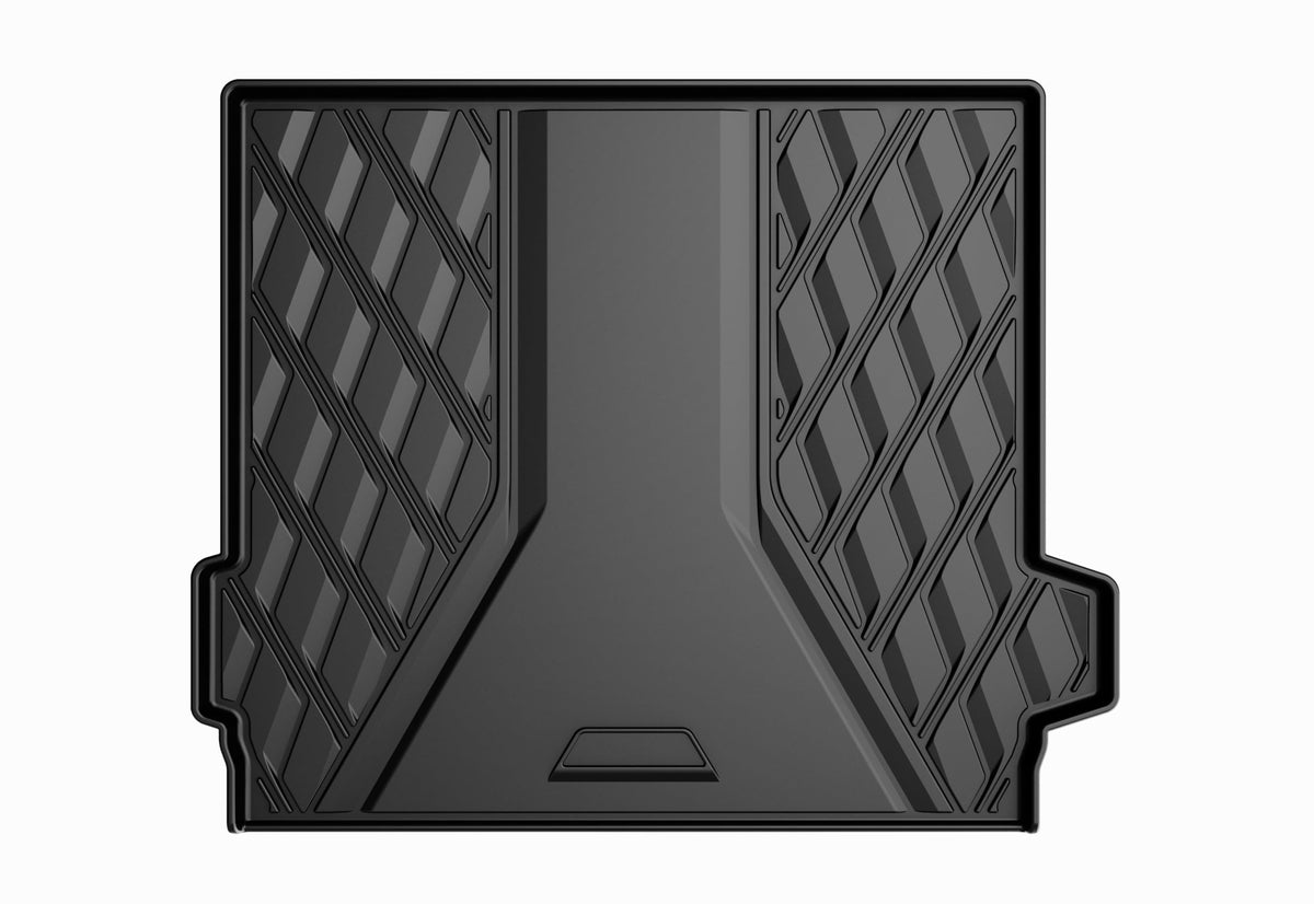 AOMSAZTO front view of cargo mat showing precise fit and protection