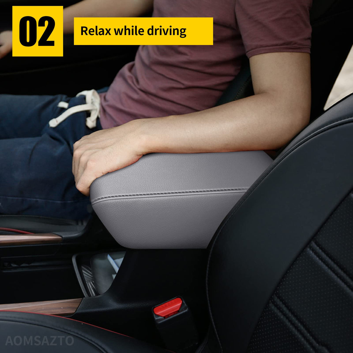 AOMSAZTO cover installed in CR-V interior improving cabin look and protection