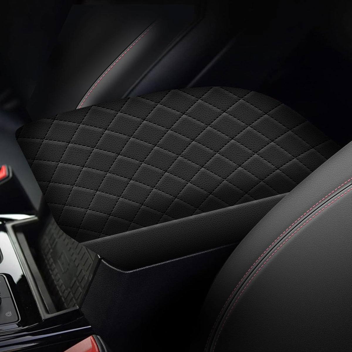 AOMSAZTO cover in car interior lifestyle shot showing upgraded cabin appeal benefit