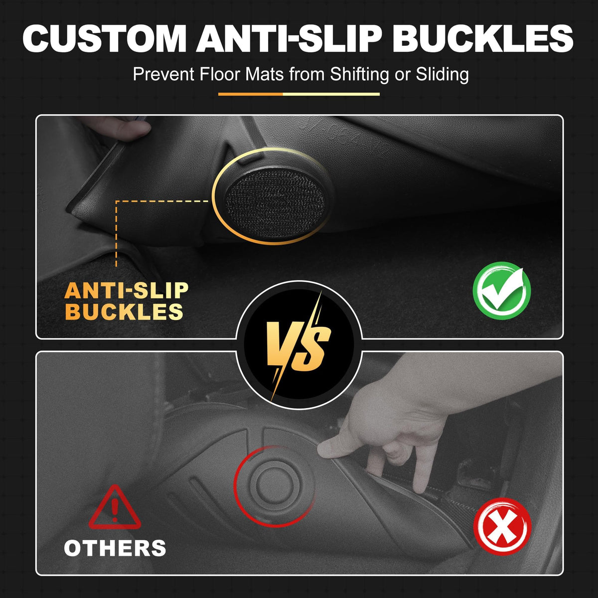 AOMSAZTO mats in an Accord interior demonstrating everyday protection