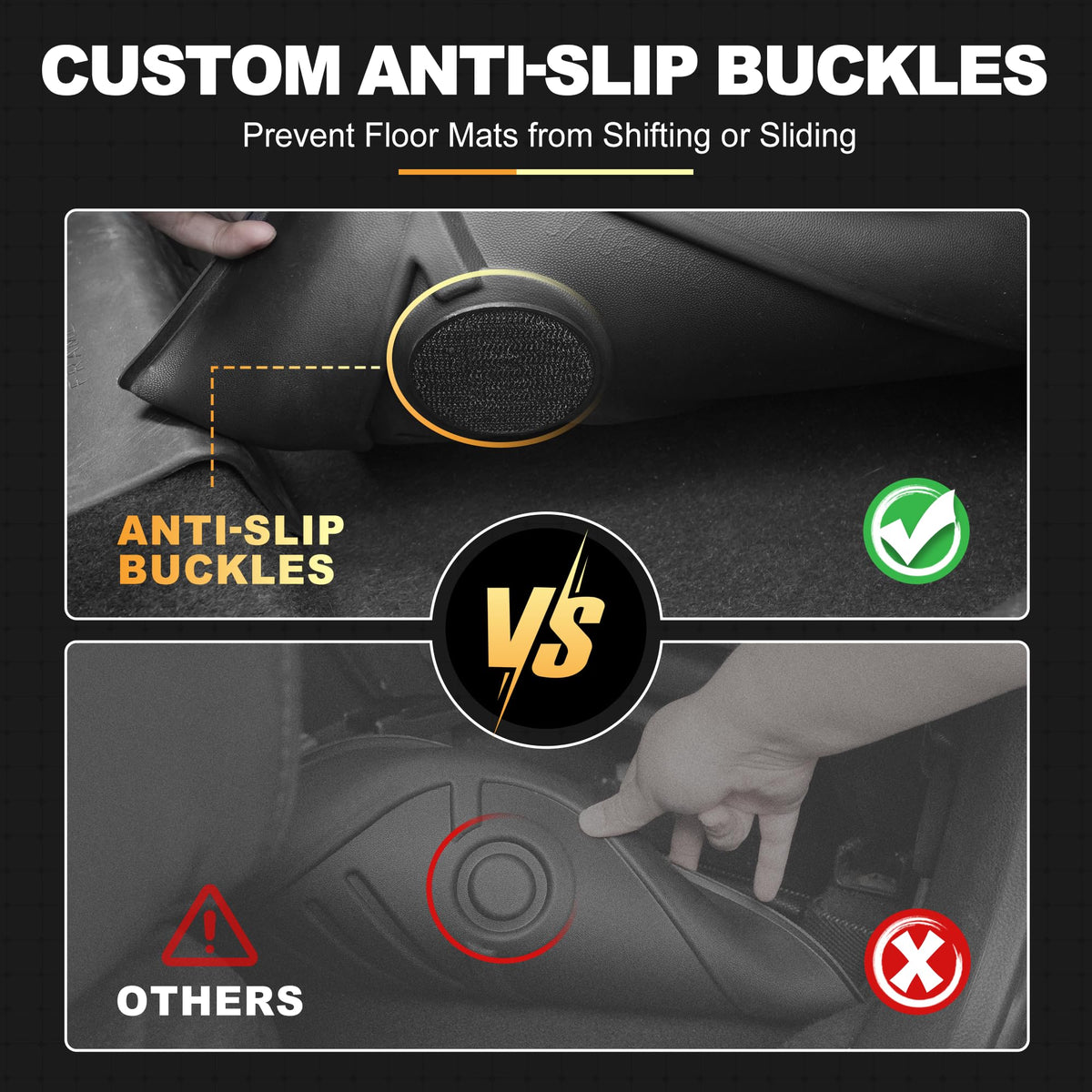 AOMSAZTO installed passenger side liner easy to clean and remove