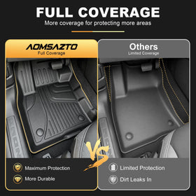 AOMSAZTO rear liners arranged to show complete backseat protection
