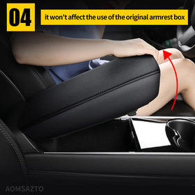 AOMSAZTO side profile showing snug fit around Nissan Altima center console