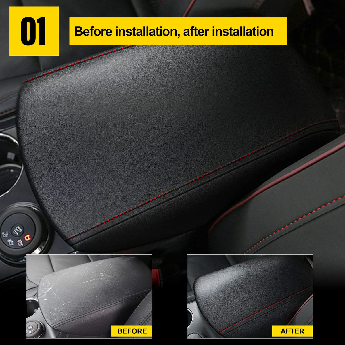 AOMSAZTO side profile demonstrating secure armrest fit and alignment