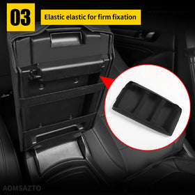 AOMSAZTO top view of installed armrest cover demonstrating smooth surface