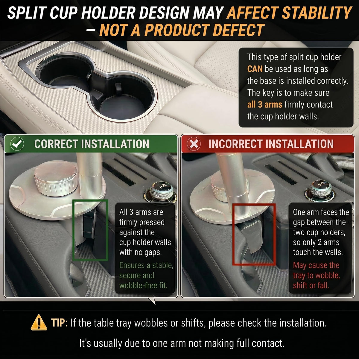 AONOX aluminum height extenders and parts showing adjustable fit