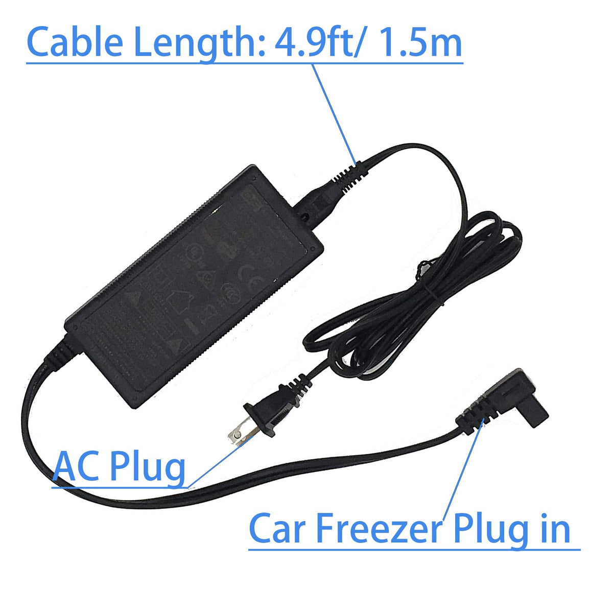 AooDen DC plug close-up showing connector fit and reliable contact benefit