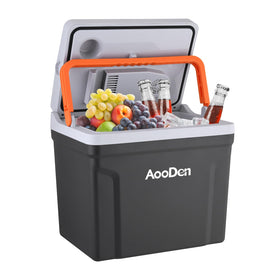 AooDen front view showing compact cooler body and convenient removable lid for easy access