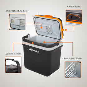 AooDen on kitchen counter plugged into AC showing home versatility