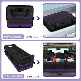 AOPHY half-folded on front seat illustrating compact, multi-use convenience
