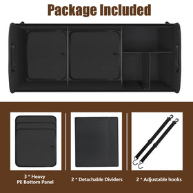 AOPHY open organizer with contents showing adjustable dividers for organization benefit