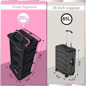 AOPHY image of non-slip base and adjustable straps securing items for safer driving benefit