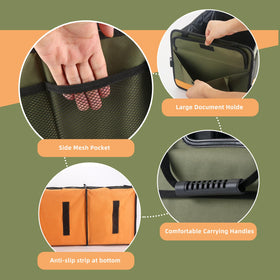 AOPHY non-slip bottom strips detail preventing movement for safer driving