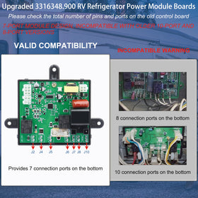 Aoryimt installed in an RV fridge showing restored ignition and power functionality