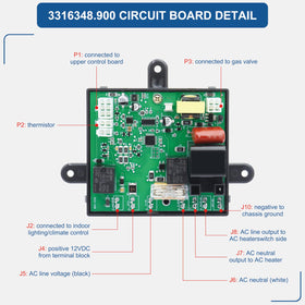 Aoryimt clear view of labels and terminals for correct wiring and safer connections