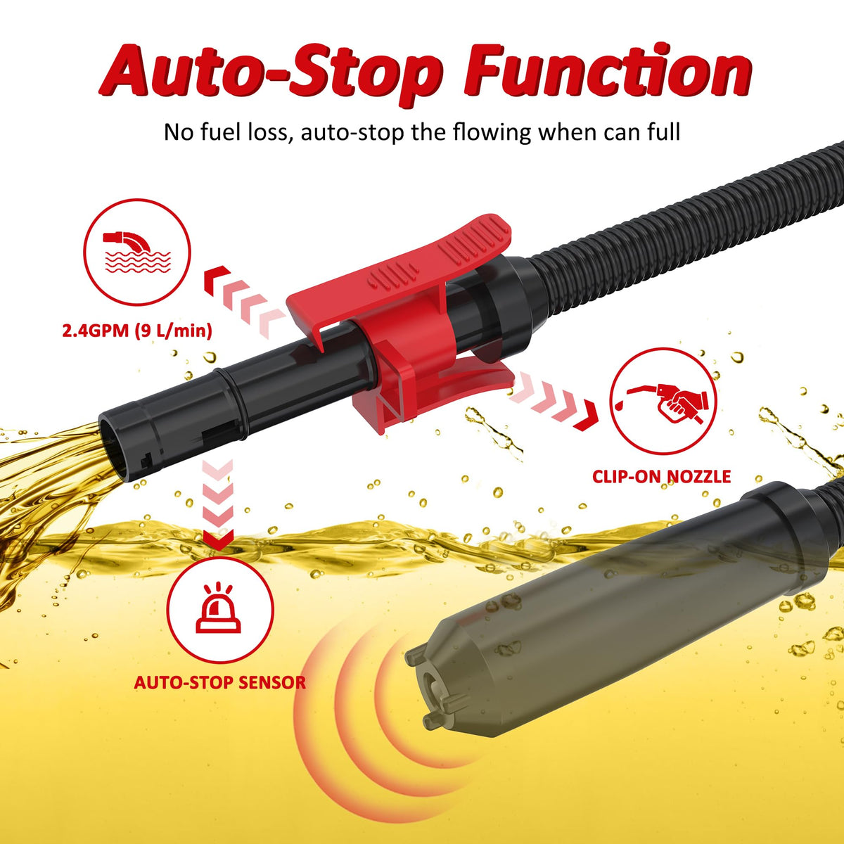 Aoteda three universal adapters and oil-sealing cap for leak protection