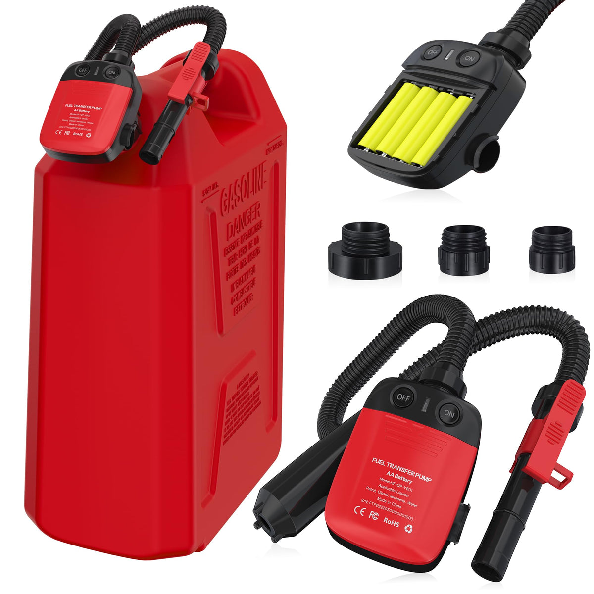 Aoteda front view pump showing compact design and portability benefit