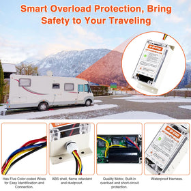 Aoteda soft starter held in hand to show compact size and simple installation