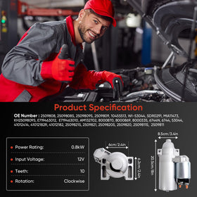 AotoParts starter gear closeup highlighting precision teeth for smooth engagement