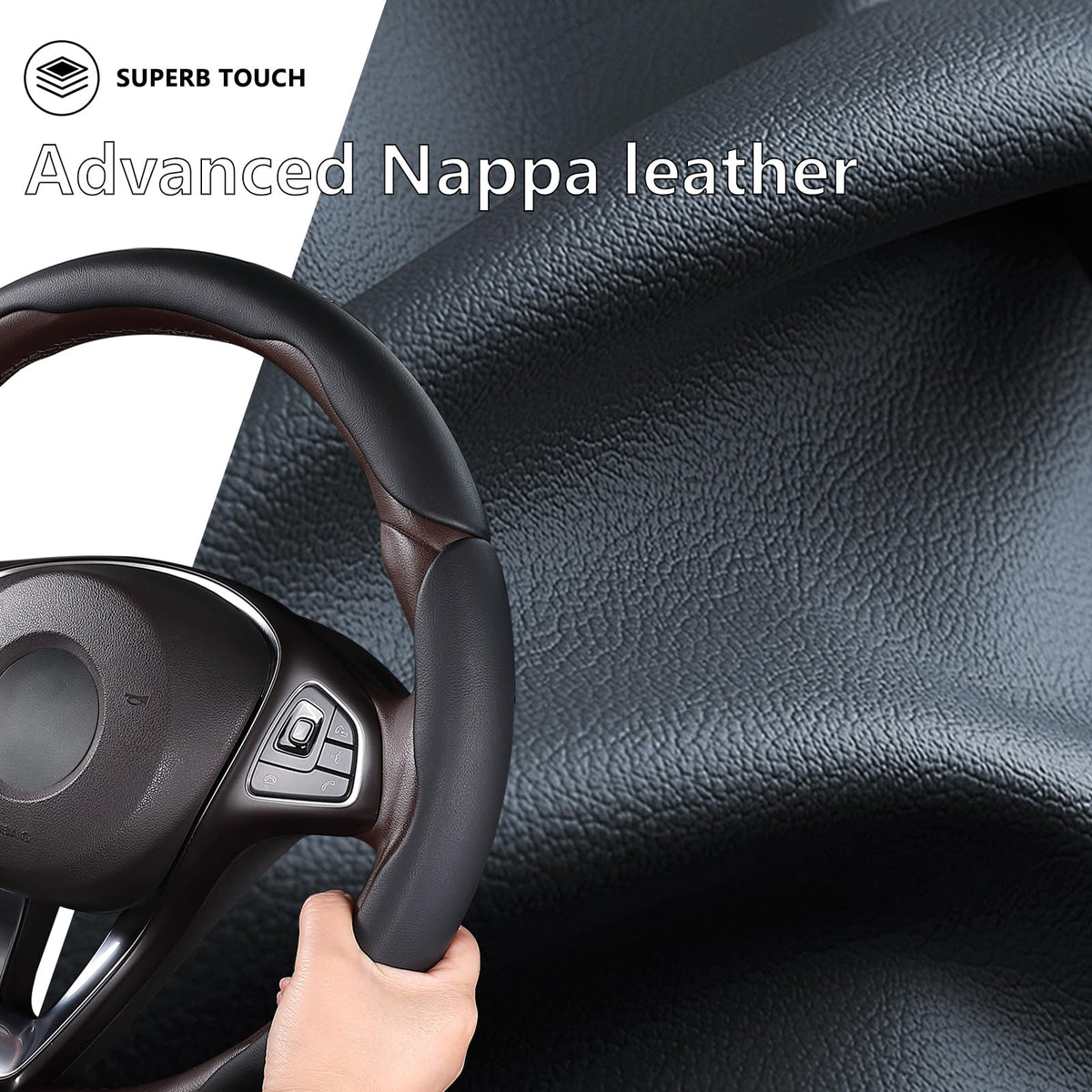 Aotoyou close-up of leather texture showing breathable, skin-friendly surface