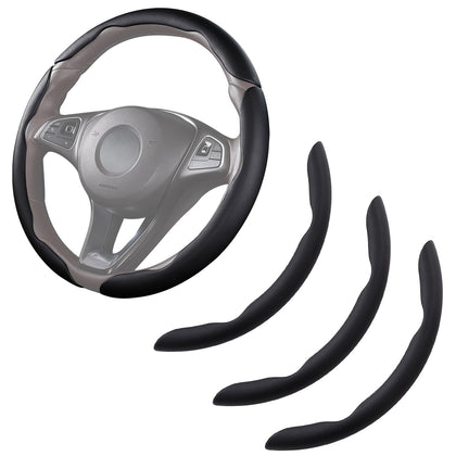 Aotoyou front view of black 3-piece cover showing sleek finish and improved style