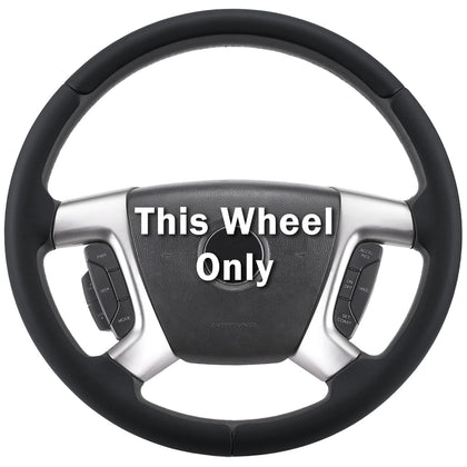 Aotoyou front view showing cover on Chevy Silverado steering wheel, neat upgrade benefit