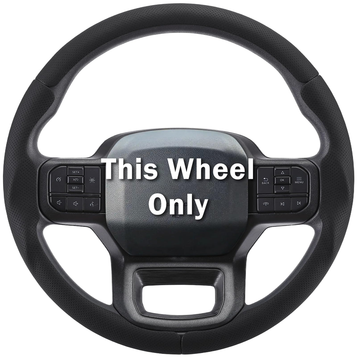 Aotoyou front view showing cover fitted on wheel for a clean finish