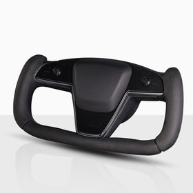 Aotoyou front view of black yoke cover showing sleek fit and refined look