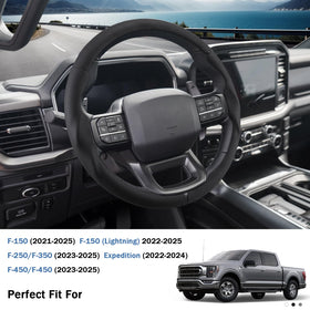 Aotoyou installation demo on F150 wheel showing quick snap-on benefit