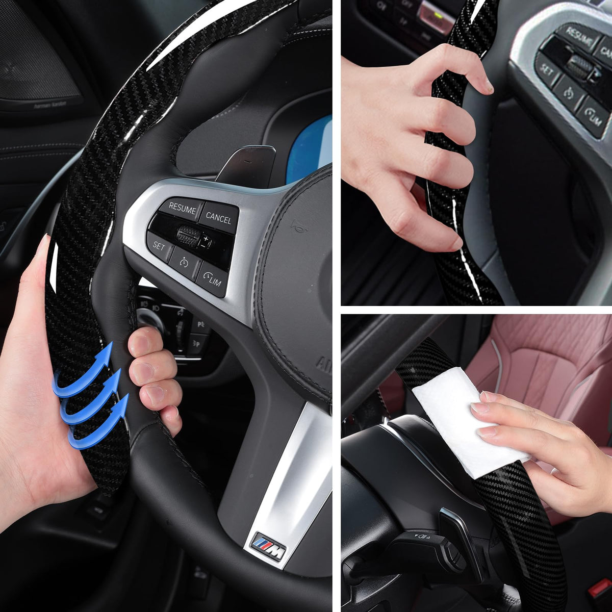 Aotoyou cover installed in car showing improved interior style and comfort