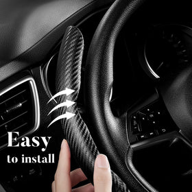 Aotoyou installed on steering wheel front view demonstrating improved handling and style