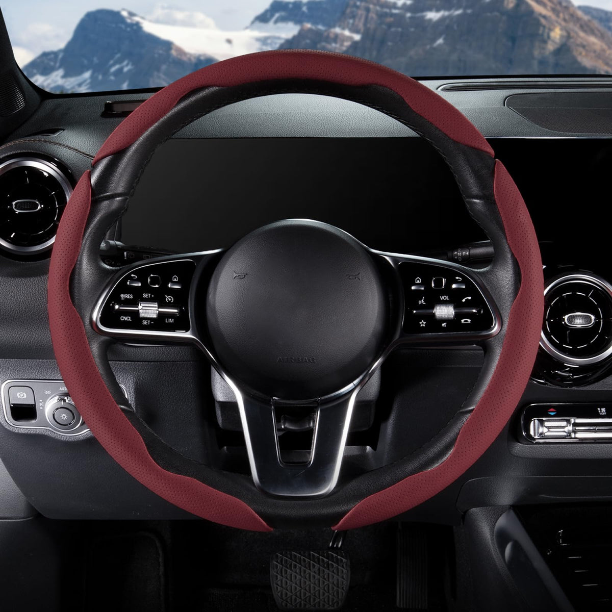 Aotoyou installed on steering wheel improving grip and comfort