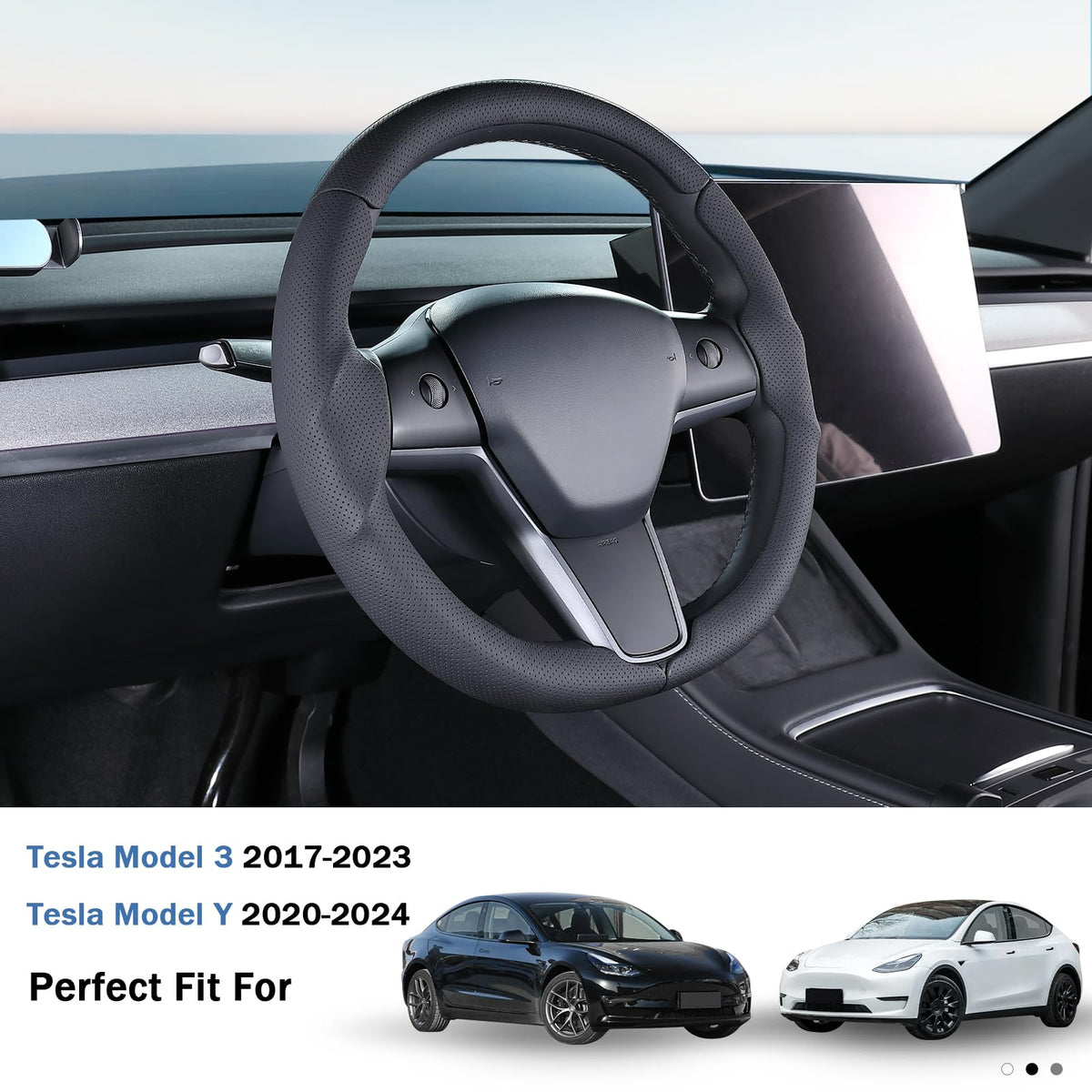 Aotoyou lifestyle shot of driver using the cover showing comfort and enhanced control