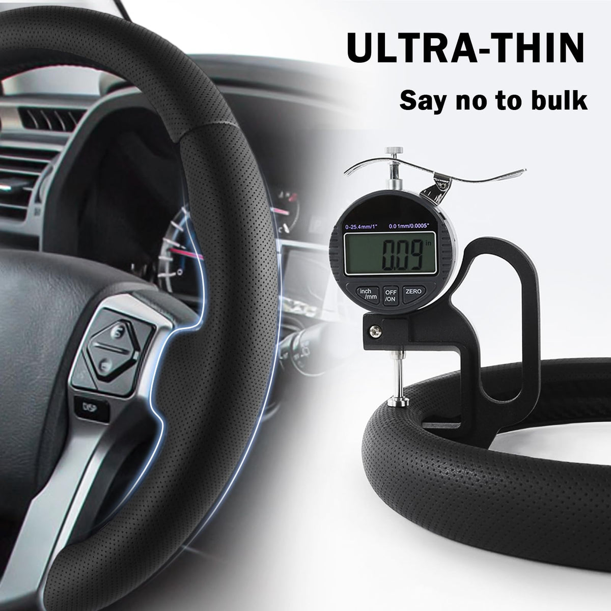 Aotoyou side profile demonstrating ultra-thin fit and natural steering feel