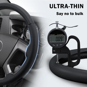 Aotoyou side profile showing ultra-thin design preserving original steering feel