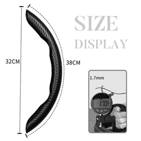 Aotoyou scale comparison beside a ruler showing 15-inch fit and easy sizing confirmation