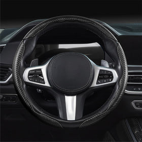 Aotoyou close-up of carbon fiber texture highlighting three-dimensional sheen for upgraded interior