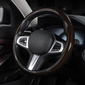 Aotoyou three-piece installed on a steering wheel showing seamless fit and style