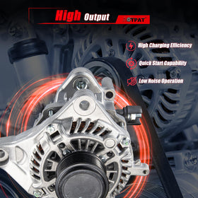 AOTPAT alternator copper windings detail illustrating durable conductivity