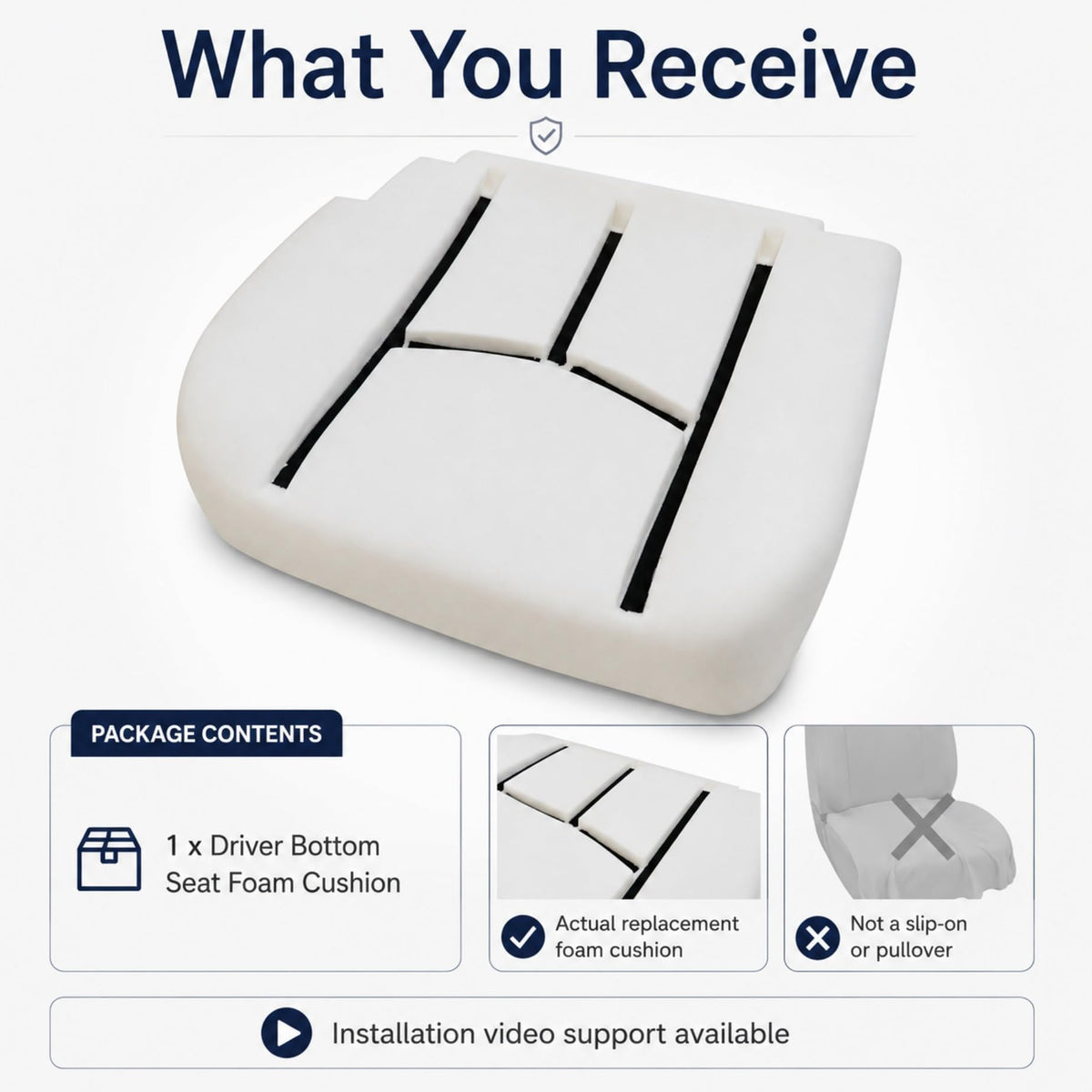 AOUTTUOA printed instruction guide and basic tools indicating easy installation