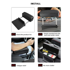 AOWIS side view displaying retractable rod for adjustable support benefit