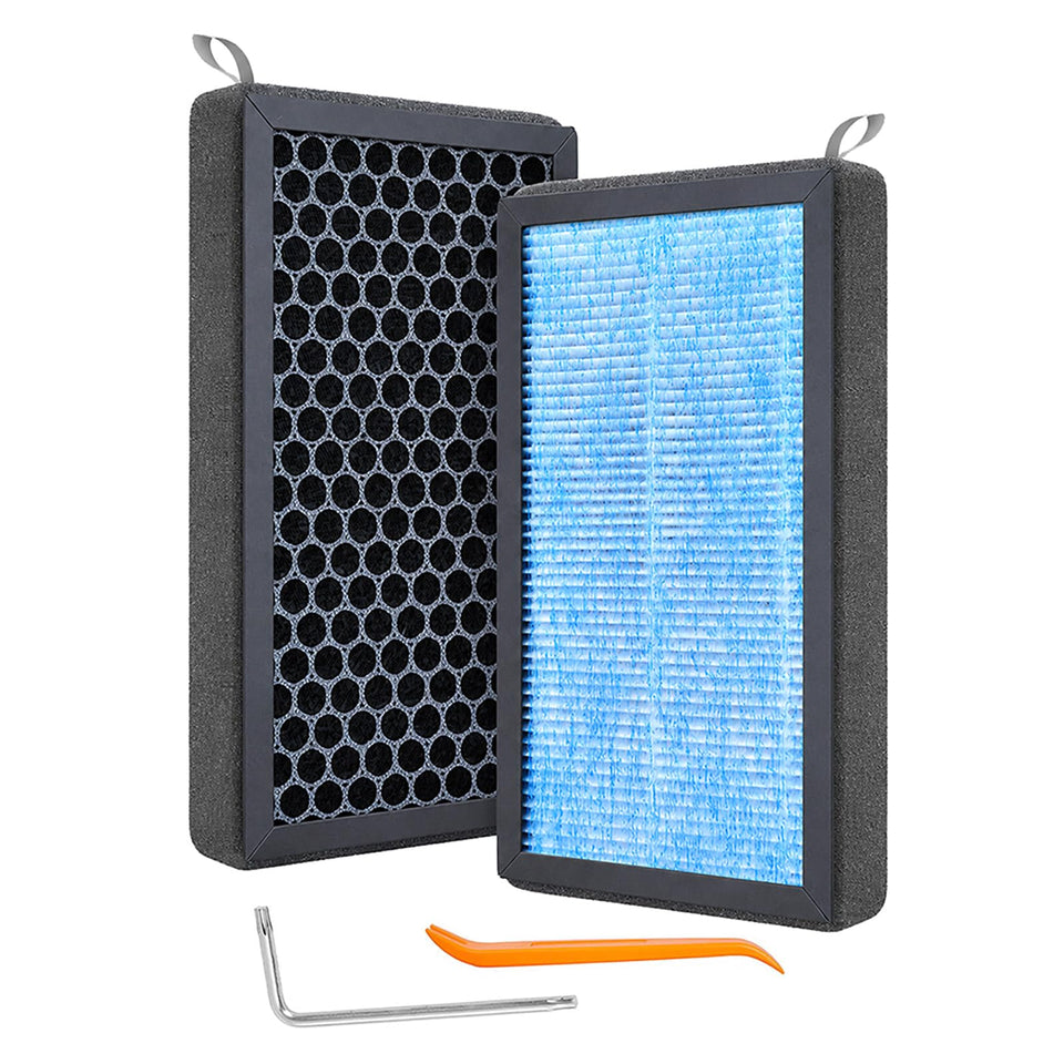 Apaasirell front packaging showing two filters and fitment information for convenience