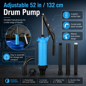 APACALI close-up of ergonomic lever handle for comfortable pumping