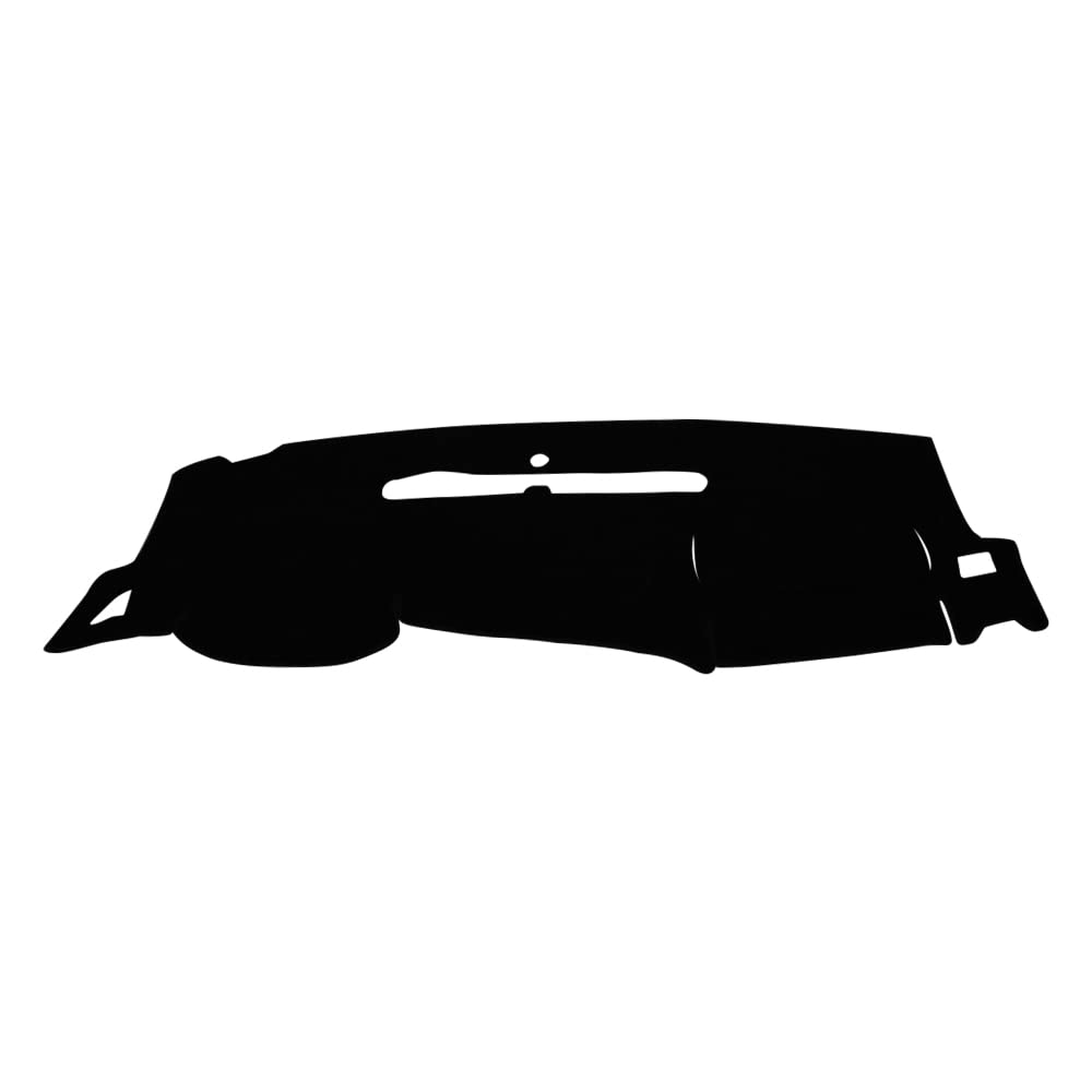 Apeixoto front view of dash cover showing tailored fit and protection