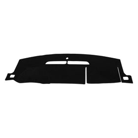 Apeixoto front view of black dashboard cover showing neat fit and protection