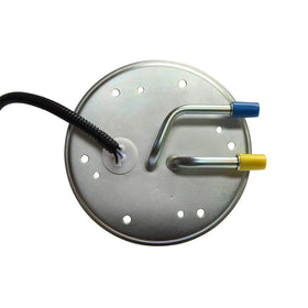 Apeixoto fuel pump top assembly detail showing mounting points and clear fitment benefit